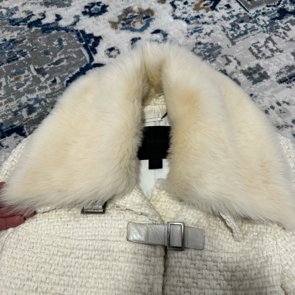 CALVIN KLEIN cream colored cardigan sweater - Picture 8 of 12